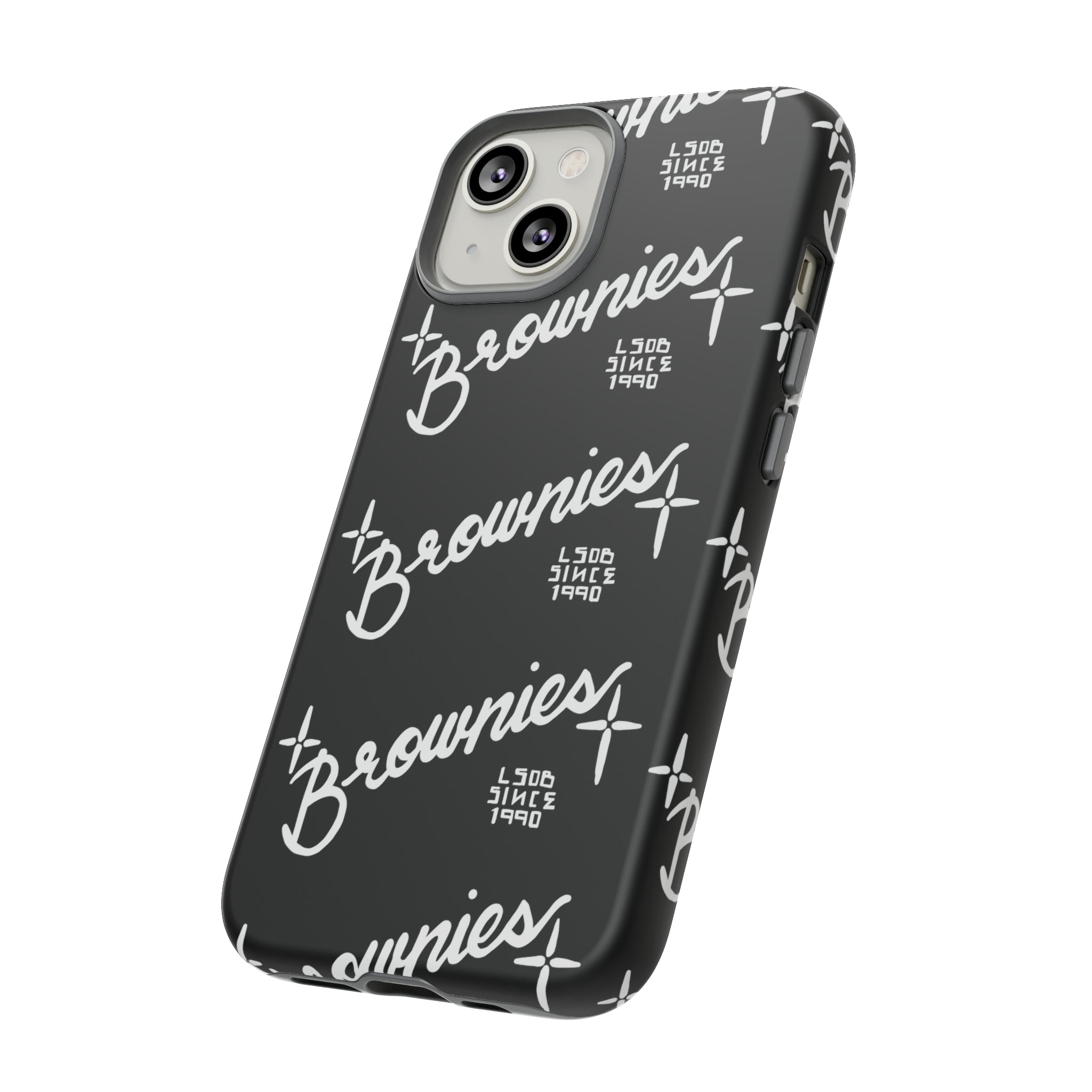 Brownies Cell Phone Case blk pattern LighterShadeOfBrown