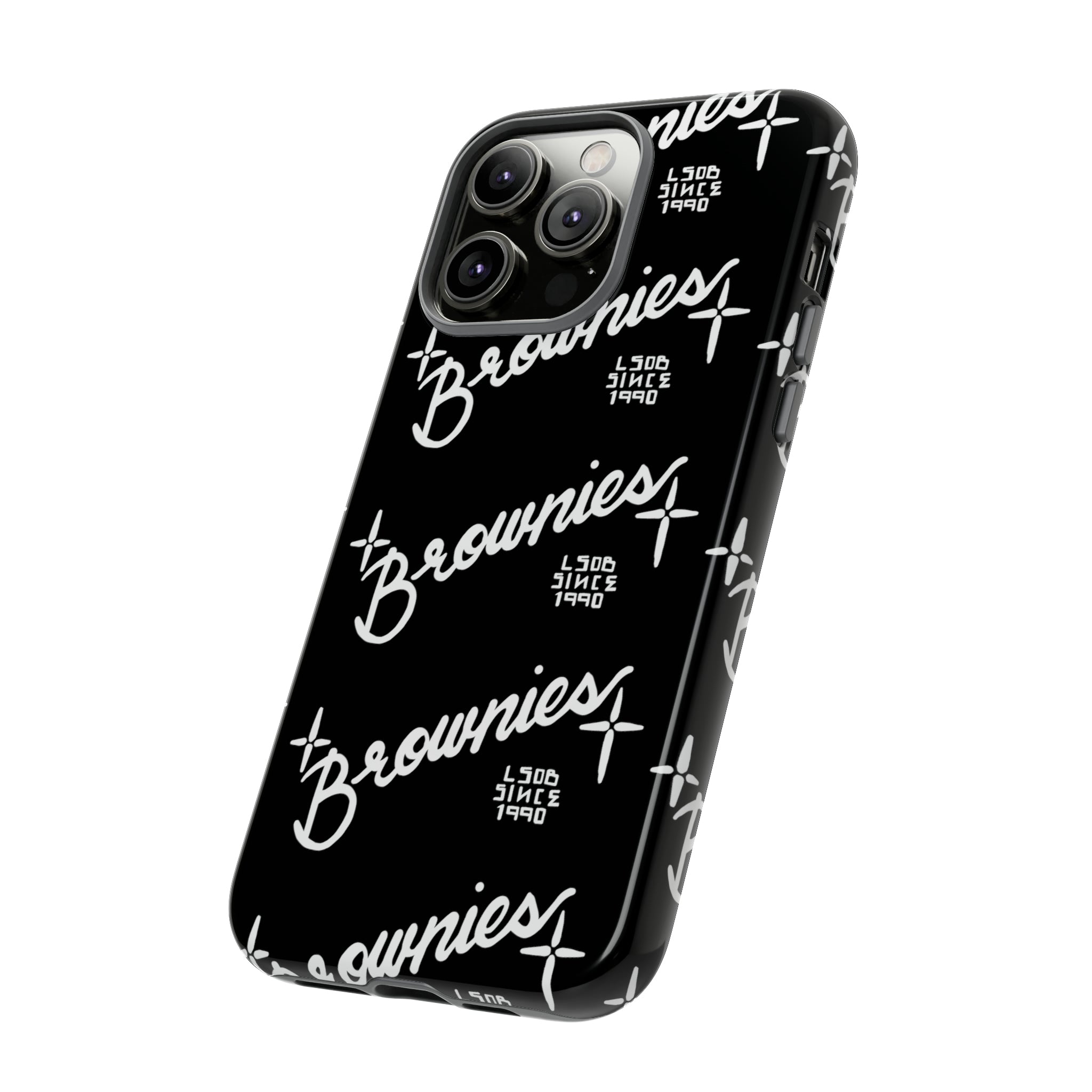 Brownies Cell Phone Case blk pattern LighterShadeOfBrown