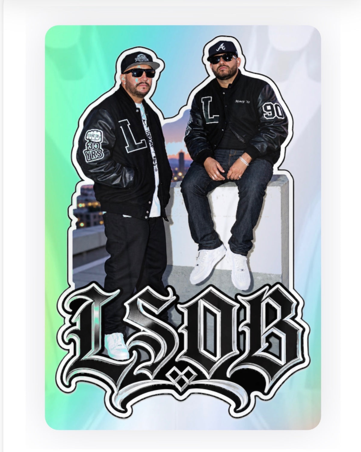 LSOB Holographic Sticker