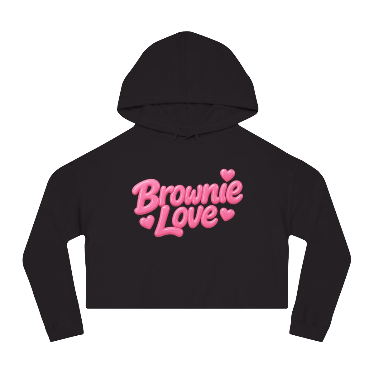 Brownie Love Women's Cropped Hoodie